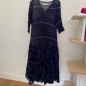 Beautiful hand dyed Tribe Alive duster kimono